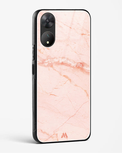 Rose Quartz on Marble Glass Case Phone Cover (Vivo)
