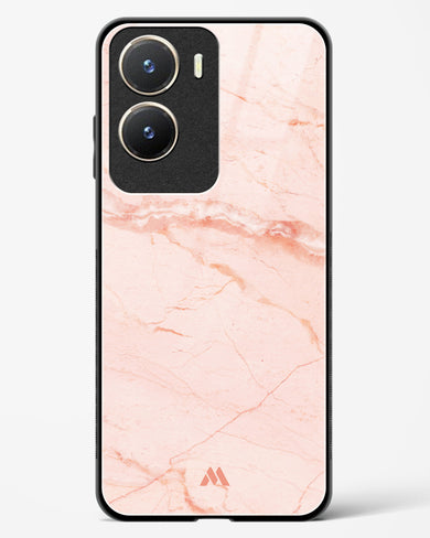 Rose Quartz on Marble Glass Case Phone Cover (Vivo)