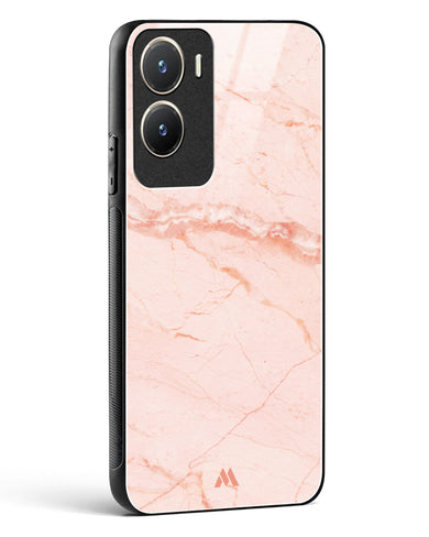 Rose Quartz on Marble Glass Case Phone Cover (Vivo)