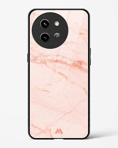 Rose Quartz on Marble Glass Case Phone Cover (Vivo)