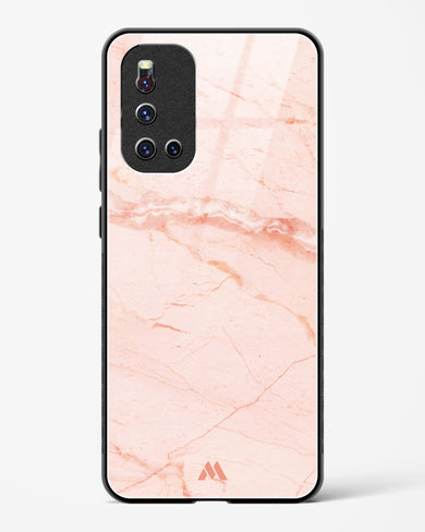 Rose Quartz on Marble Glass Case Phone Cover (Vivo)