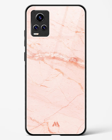 Rose Quartz on Marble Glass Case Phone Cover (Vivo)