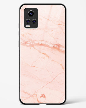 Rose Quartz on Marble Glass Case Phone Cover (Vivo)