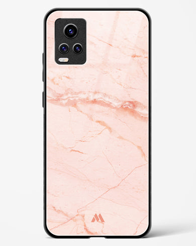 Rose Quartz on Marble Glass Case Phone Cover (Vivo)
