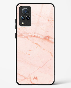 Rose Quartz on Marble Glass Case Phone Cover (Vivo)