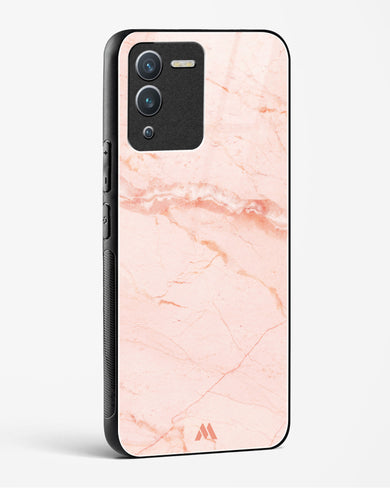 Rose Quartz on Marble Glass Case Phone Cover (Vivo)