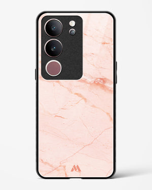 Rose Quartz on Marble Glass Case Phone Cover (Vivo)