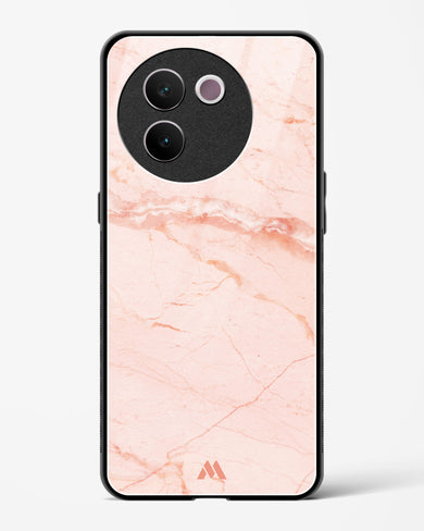 Rose Quartz on Marble Glass Case Phone Cover (Vivo)