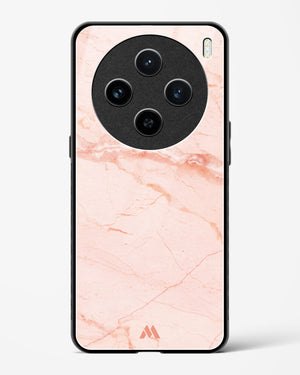 Rose Quartz on Marble Glass Case Phone Cover (Vivo)