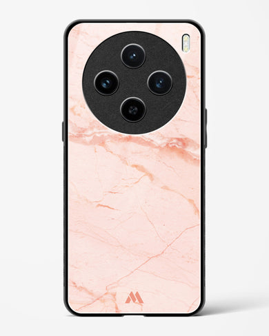 Rose Quartz on Marble Glass Case Phone Cover (Vivo)