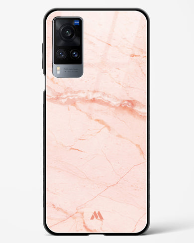 Rose Quartz on Marble Glass Case Phone Cover (Vivo)