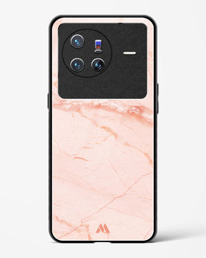 Rose Quartz on Marble Glass Case Phone Cover (Vivo)