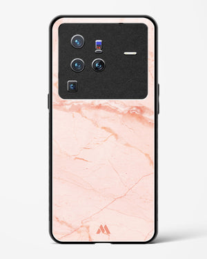 Rose Quartz on Marble Glass Case Phone Cover (Vivo)