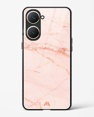 Rose Quartz on Marble Glass Case Phone Cover (Vivo)
