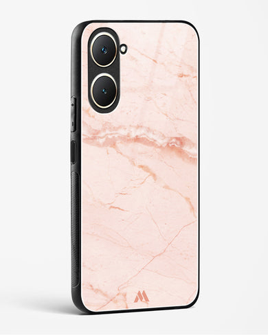 Rose Quartz on Marble Glass Case Phone Cover (Vivo)