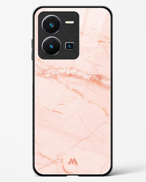 Rose Quartz on Marble Glass Case Phone Cover (Vivo)