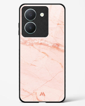 Rose Quartz on Marble Glass Case Phone Cover (Vivo)