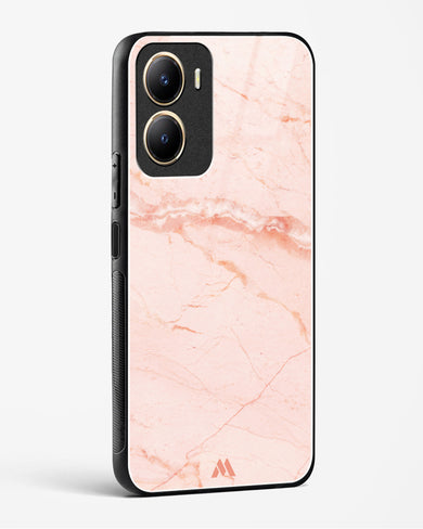 Rose Quartz on Marble Glass Case Phone Cover (Vivo)
