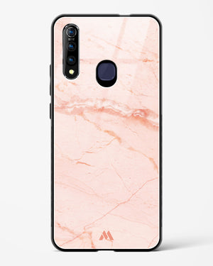 Rose Quartz on Marble Glass Case Phone Cover (Vivo)