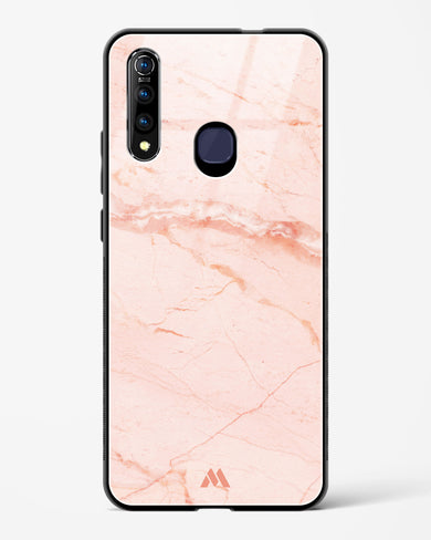 Rose Quartz on Marble Glass Case Phone Cover (Vivo)