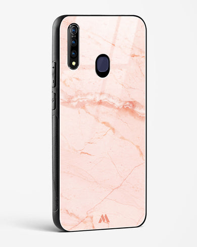 Rose Quartz on Marble Glass Case Phone Cover (Vivo)