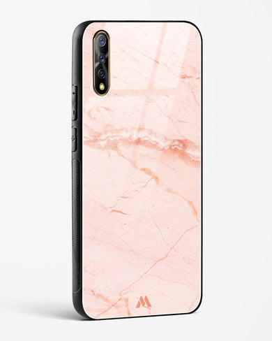 Rose Quartz on Marble Glass Case Phone Cover (Vivo)