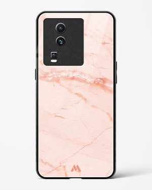Rose Quartz on Marble Glass Case Phone Cover (Vivo)