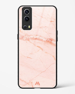 Rose Quartz on Marble Glass Case Phone Cover (Vivo)