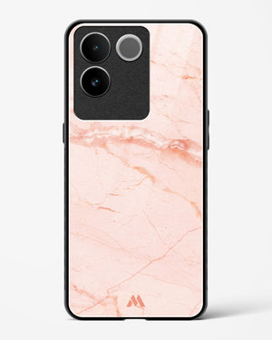 Rose Quartz on Marble Glass Case Phone Cover (Vivo)