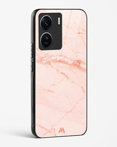 Rose Quartz on Marble Glass Case Phone Cover (Vivo)