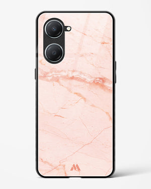 Rose Quartz on Marble Glass Case Phone Cover (Vivo)