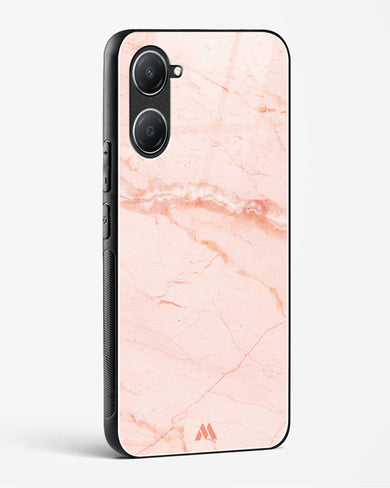 Rose Quartz on Marble Glass Case Phone Cover (Vivo)