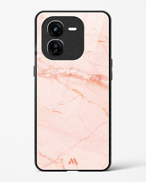 Rose Quartz on Marble Glass Case Phone Cover (Vivo)