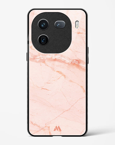 Rose Quartz on Marble Glass Case Phone Cover (Vivo)