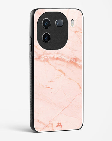 Rose Quartz on Marble Glass Case Phone Cover (Vivo)