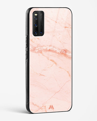 Rose Quartz on Marble Glass Case Phone Cover (Vivo)