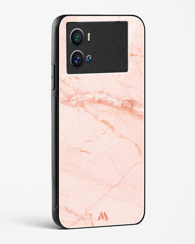 Rose Quartz on Marble Glass Case Phone Cover (Vivo)