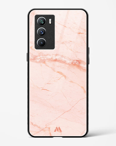 Rose Quartz on Marble Glass Case Phone Cover (Vivo)