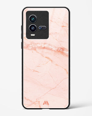 Rose Quartz on Marble Glass Case Phone Cover (Vivo)