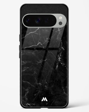 Marquina Black Marble Glass Case Phone Cover (Google)