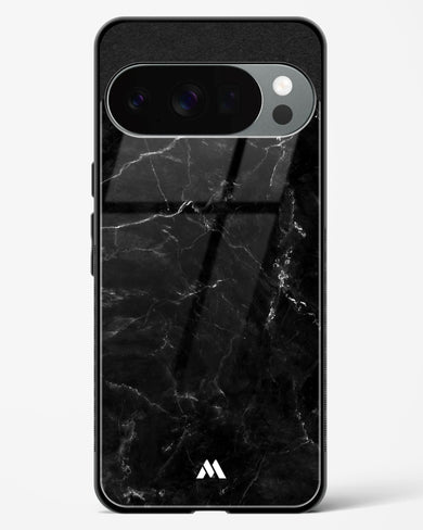 Marquina Black Marble Glass Case Phone Cover (Google)