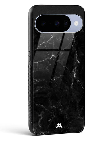 Marquina Black Marble Glass Case Phone Cover (Google)