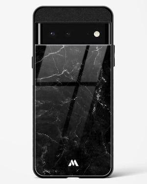 Marquina Black Marble Glass Case Phone Cover (Google)