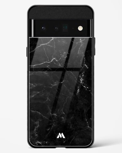 Marquina Black Marble Glass Case Phone Cover (Google)