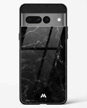 Marquina Black Marble Glass Case Phone Cover (Google)