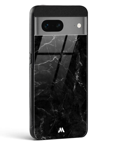 Marquina Black Marble Glass Case Phone Cover (Google)