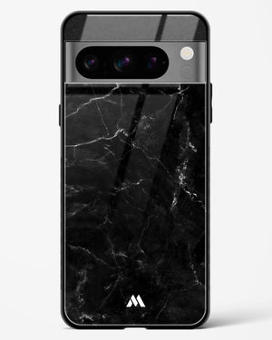 Marquina Black Marble Glass Case Phone Cover-(Google)