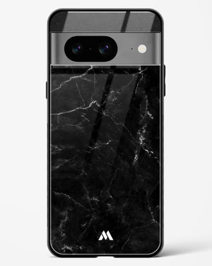 Marquina Black Marble Glass Case Phone Cover (Google)