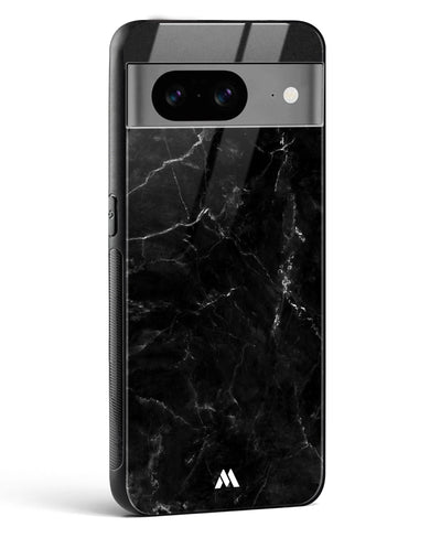Marquina Black Marble Glass Case Phone Cover (Google)