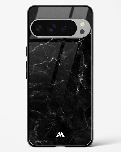 Marquina Black Marble Glass Case Phone Cover (Google)